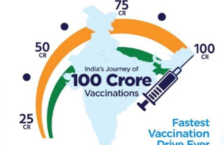 100 crores vaccine in India