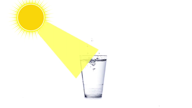 Sun charged water