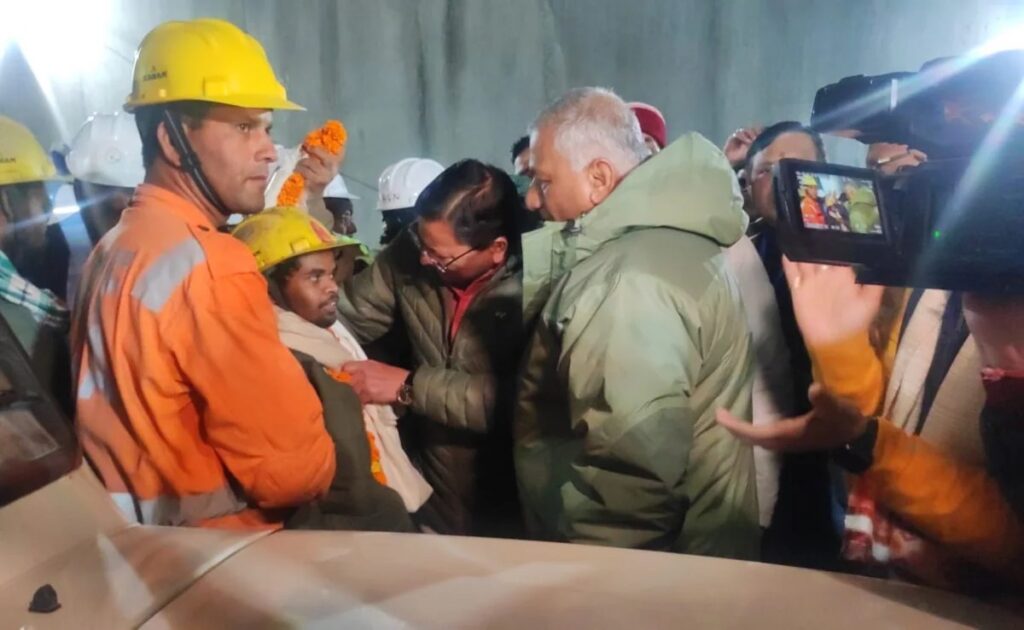 Uttarakhand tunnel worker Rescued